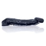 [SIL|TPR] Muscle Ripped Cocksheath - Black - Image 2