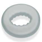 [SIL|TPR] AXIS Ribbed Cockring Clear Ice - Image 2
