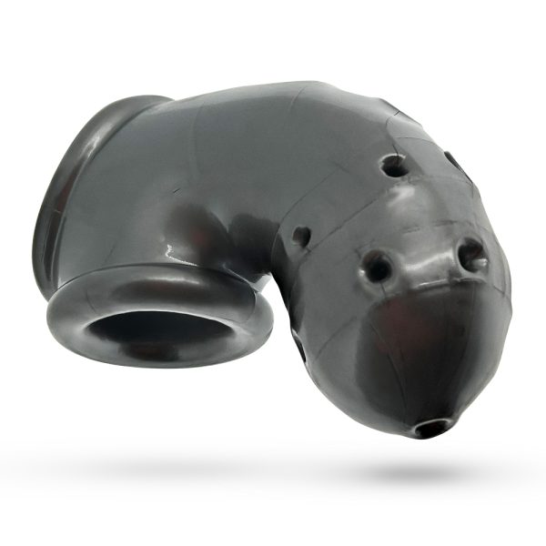 [SIL/TPR] AIRLOCK Air-Lite Vented Chastity Steel - Image 4