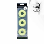 Chubby Rubber Cockring 3-Pack - Glow - Image 2