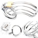 Male Chastity Device - Bird Cage - Stainless Steel - Image 2