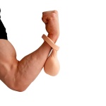 HUNG'R | Big Balls Heavy Cockring | Flesh