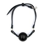 Mister B Leather Ballgag Black L - Image 3