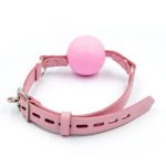 Mister B Leather Ballgag Pink S - Image 5