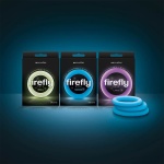 Firefly - Halo - Cockring 60 mm. Large - Blue - Image 5