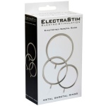 ElectraStim Solid Metal Scrotal Ring Set 3 Sizes - Image 2