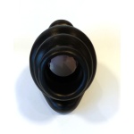 [SIL] Butt-Hole Rippled Fuckplug Black Large - Image 2