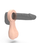 HUNG'R | Low Balls Heavy Cockring | Flesh - Image 4