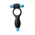 Remix - Silicone Vibrating Plug 2 x 7 Him & Her - Black