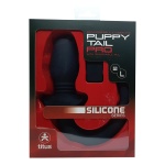 Silicone Vibrating Puppy Tail - Large