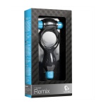 Remix - Silicone Vibrating Plug 2 x 7 Him & Her - Black - Image 3