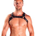 Mister B Leather X-Back Harness Premium Black S-M - Image 2