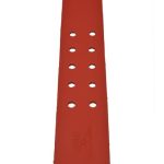 Mister B Leather Belt 5 cm Double Thorn Red 85 M - Image 8